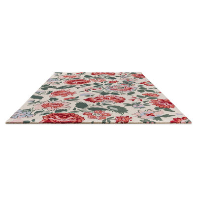 LA Wendling Floral Poppy Red 083100 140X200