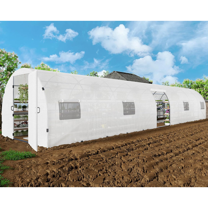 118" W x 528" D Hobby Greenhouse, White