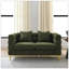 Oversized 2 Seater Sectional Sofa with Deep Seating, Soft Fabric, and 2 Lumbar Pillows for Living Room Comfort-1139123685