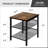 Messai 15.7'' W Metal Nightstand