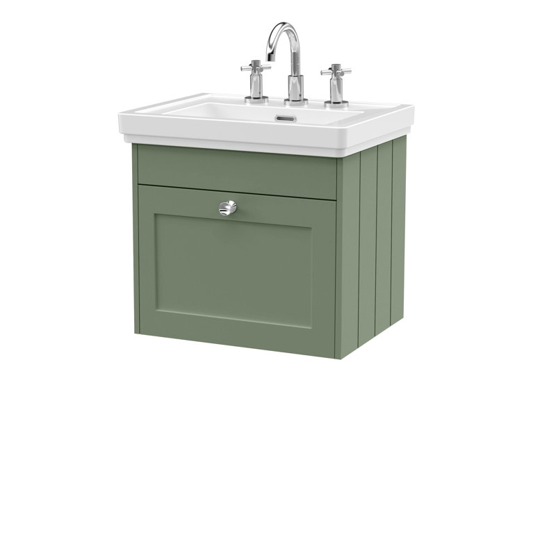Ashwick 531 mm Bathroom Vanity, Satin Green