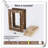 Bahij 4 Piece Wood Bracket Shelf