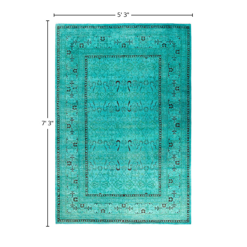 Kiryn One-of-a-Kind 5' 3" X 7' 3" Hand Knotted Area Rug