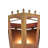Abbott Flush Mounted Sconce