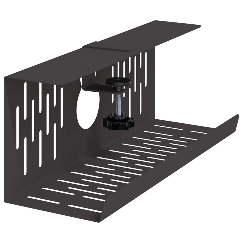 VidaXL Cable Organiser, Black
