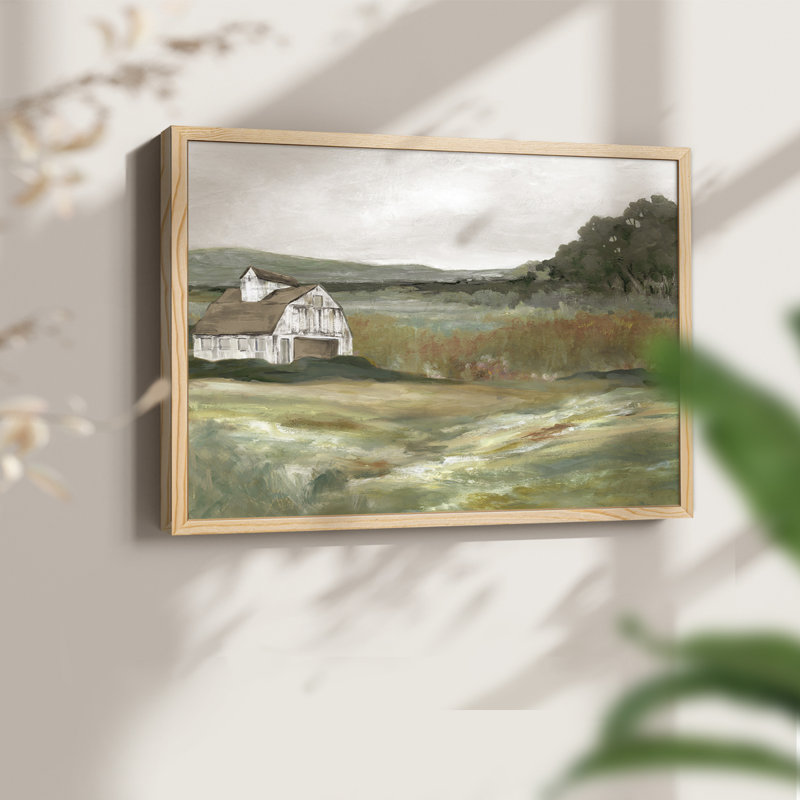 Après-midi à la ferme - Reproduction encadrée - Restickable, Naturel, H 22 po x l 28 po
