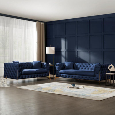 2 - Piece Velvet Living Room Set
