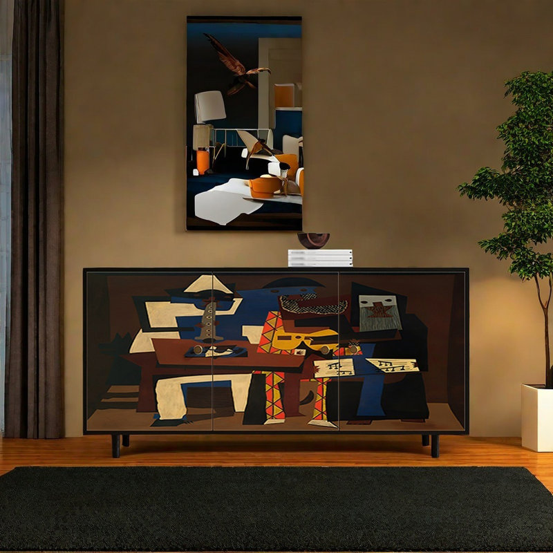 Armoire décorative French Abstract Art