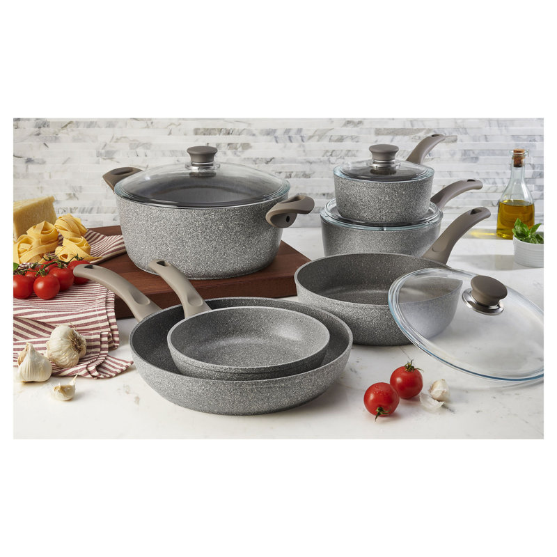 Ballarini Asti Aluminum 10-piece Nonstick Cookware Set