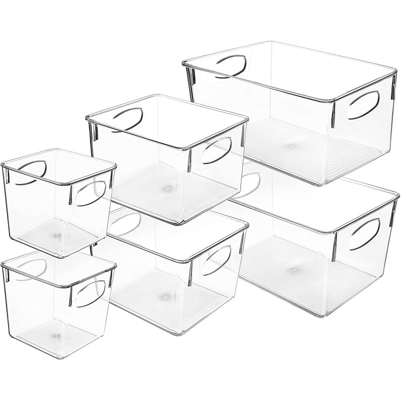 Organisateurs de cuisine Sorbus - Rangement pour réfrigérateur, congélateur et garde-manger (paquet de 6)