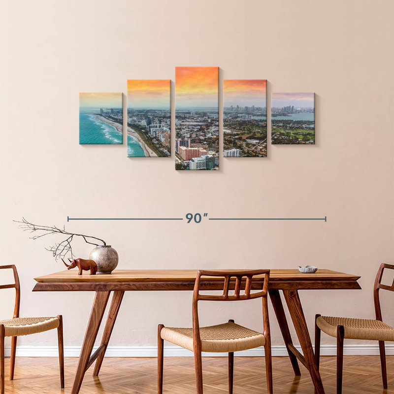 Urban South Beach, 36" H x 80" W