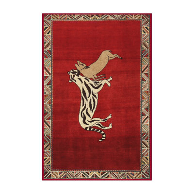 Tapis oriental tissé à la machine
