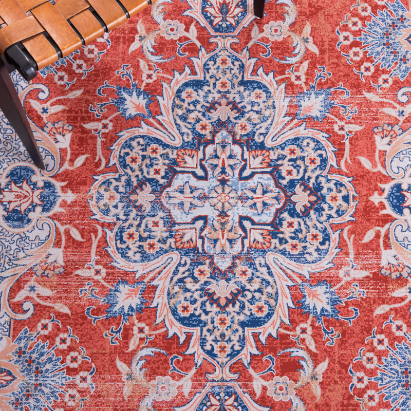 Tucson Performance Machine Washable Oriental Rug, Square 6'
