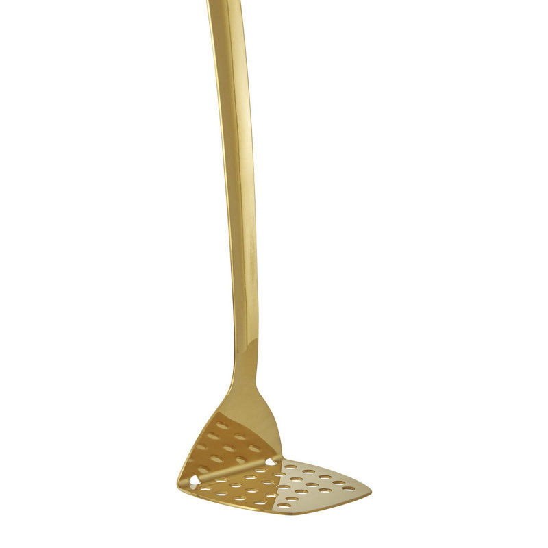 Fairmont Park Ciccone 1 Potato Masher, 30cm H x 8cm W x 7cm D, Gold