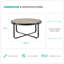 Cross Legs Coffee Table