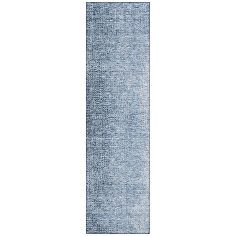 Malchow Flatweave Washable Ombre Indoor / Outdoor Rug, Runner 2'3" x 7'6"