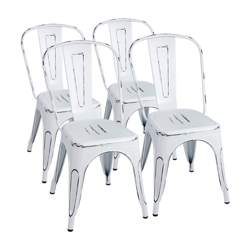 Chaise d'appoint Zoie, Blanc