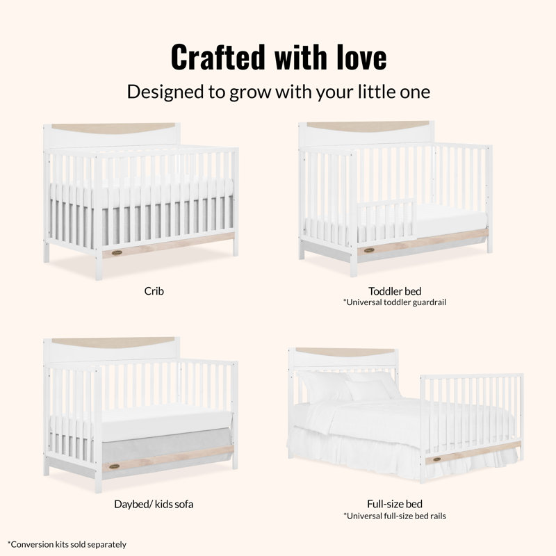 Lit de bébé convertible 5-en-1 Emerson