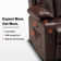 Zhanea Power Reclining Sofa with Heat and Massage,  3-Seat Dual Recliner Sofa