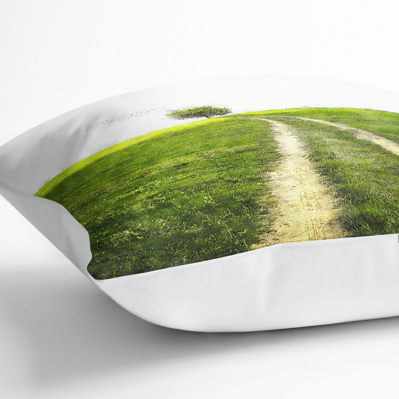 Square Throw Cushion, White, 40cm H x 40cm W x 15cm D