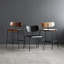 Bantam Stool with Metal Frame-929591172