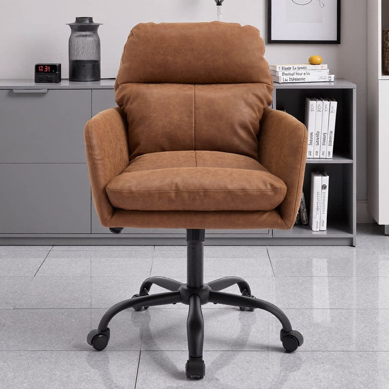 Chaise de bureau en polyuréthane - Polyvalence compacte pour votre meuble-lavabo, votre chambre à coucher ou votre coin créatif