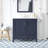 Meuble-lavabo simple OVE Decors Kansas de 36 po au fini bleu minuit
