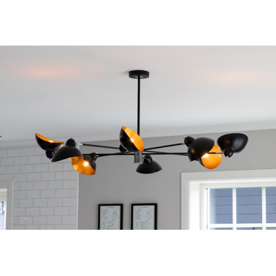 Aquinnah 8 - Light Sputnik Chandelier