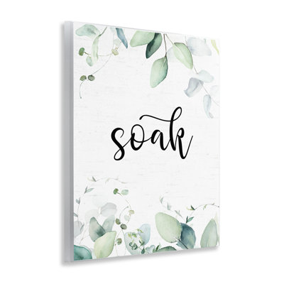 Plaque murale Soak
