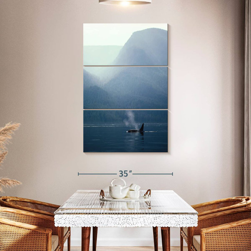 Alvord Spouting Killer Whale, 50" H x 32" W