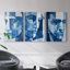 Série abstraite XXIV - ensemble de toile tendue avec châssis Premium - prêt à être accroché-102399510
