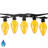 Adelene 14' Outdoor 10 - Bulb Standard Amber String Light (End to End Connectable)