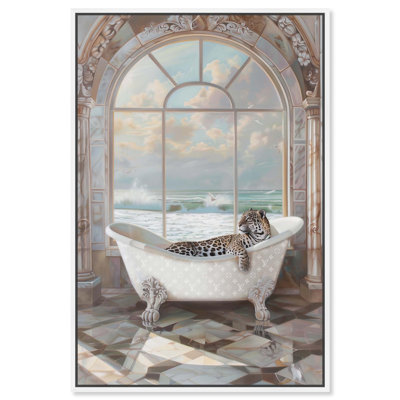 «Jaguar Arch Bathroom Glam Canvas» par Art Remedy