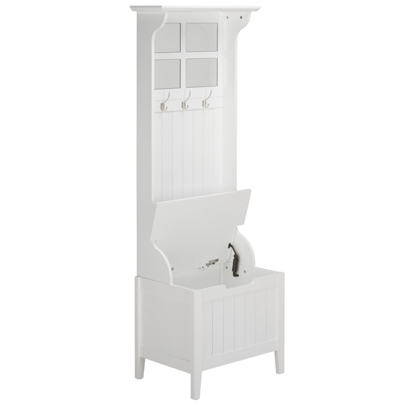 Trudy Mirror and Storage Hall Tree