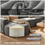 Modular Sectional Sofa with Chaise L Shaped Cloud Couch Dark Grey