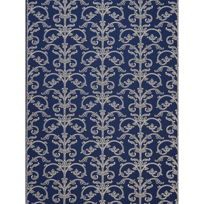 COUVERTURE MURALE DE SAXON SCROLL, Bleu marine