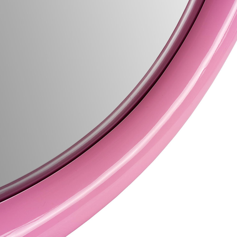 Pietri Solid Wood Oval Wall Mirror