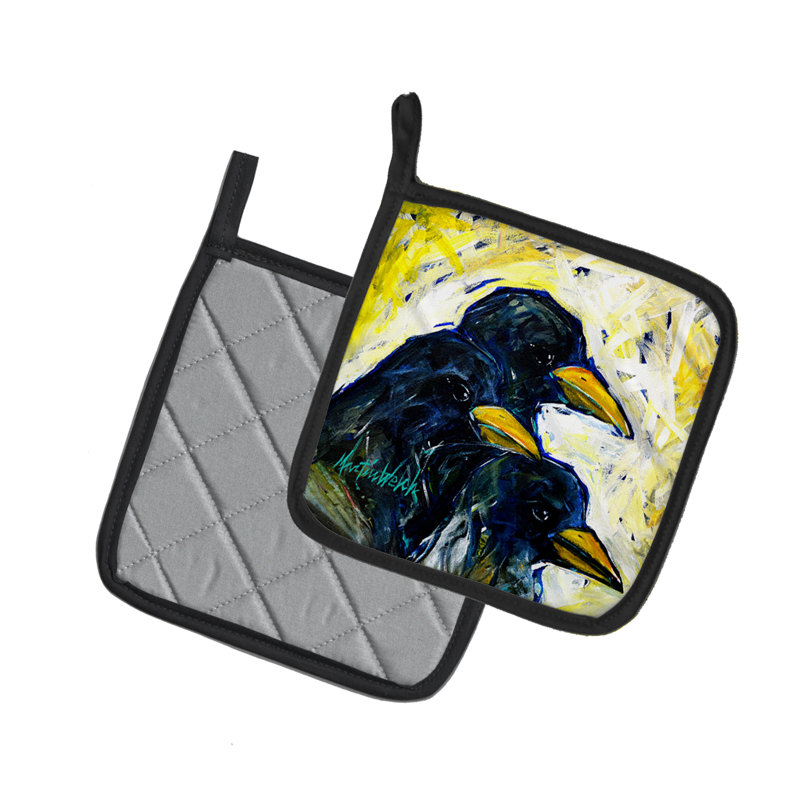 Caroline's Treasures Martin Welch New Artwork Polyester Potholder Set