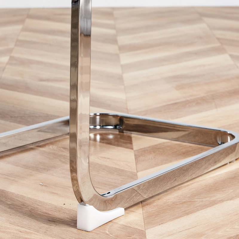 Ensemble de table de salle à manger et 6 chaises avec composants en métal massif, H 30,24 po x L 29,8 po x l 29,77 po