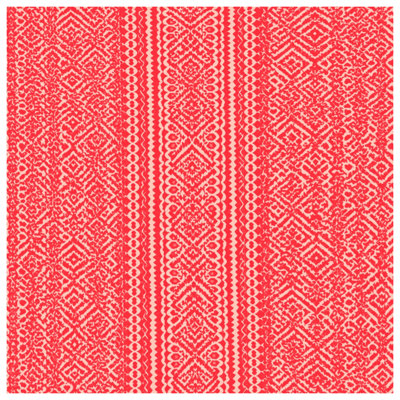 Red Geometric Pattern Comforter