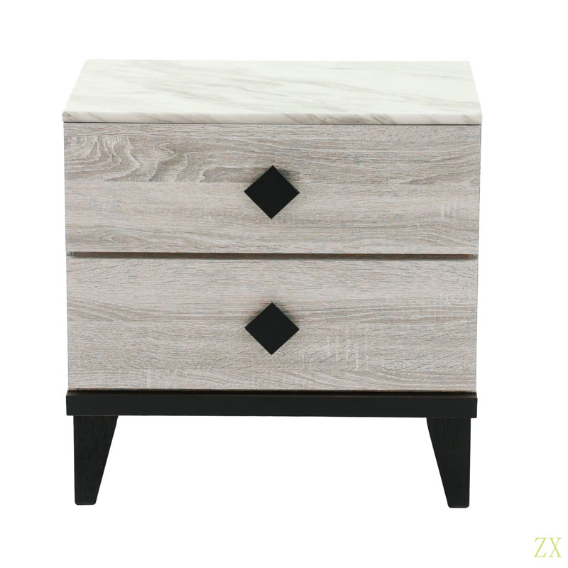 Table de chevet, Brun