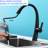 304 Stainless Steel Pull Down Kitchen Faucet, Matte Black, High Arch Spout, Stream And Spray, Scale Nozzles Black Out Steel, 1.5 Gpm Flow Rate, Finger Touch Clean-838074120