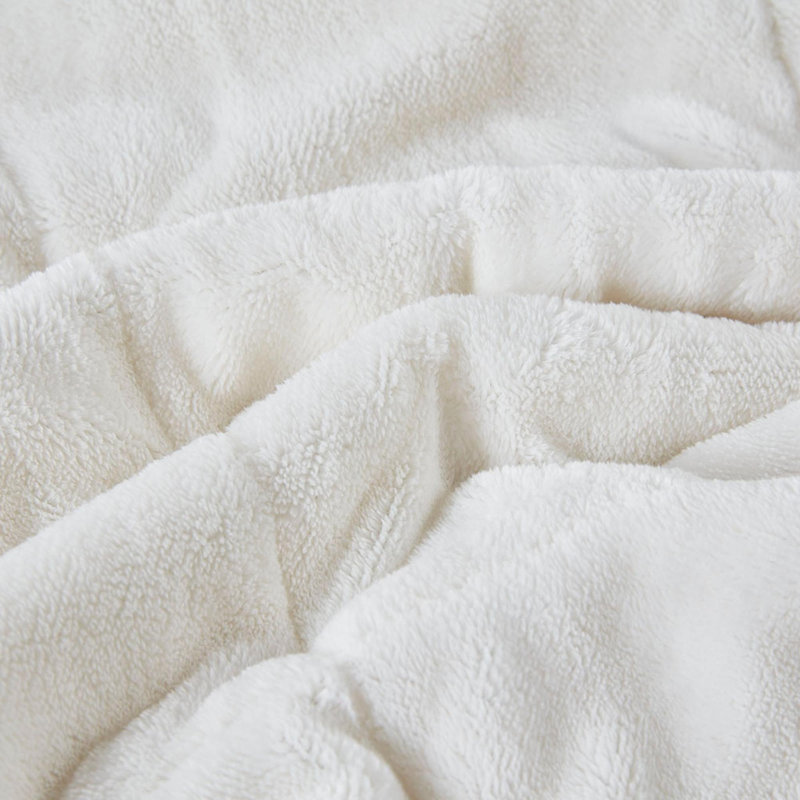 Couverture réversible en duvet HeiQ Smart, Très grand lit, Ivoire ivoire