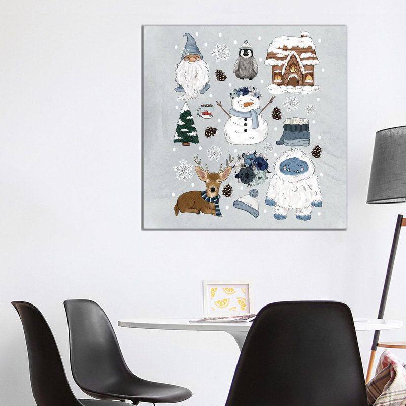 Frosty Feels by Katie Bryant - Wrapped Canvas Gallery-Wrapped Canvas Giclée, 93.98 cm H x 93.98 cm W x 1.91 cm D