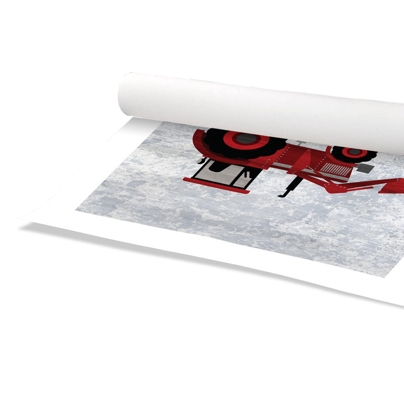 Adhésif décoratif en rouge «Red 3», H 20 po x l 20 po x P 1 po, Papier