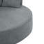 Fauteuil d'appoint pivotant à 360 ° avec 3 coussins amovibles pour le salon, la chambre à coucher, le bureau et l'hôtel-1525370870