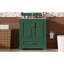 Meuble-lavabo moderne de 30 po avec lavabo en céramique facile, structure en bois massif, 1 tiroir séparateur, 2 portes à fermeture en douceur, double tablette, autoportant, rangement pratique et tablette sur porte, conception intelligente-2057134558