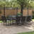Set Of 4 Dark Grey Aluminium And Glass Large Expandable