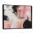 Toile avec cadre flottant noir