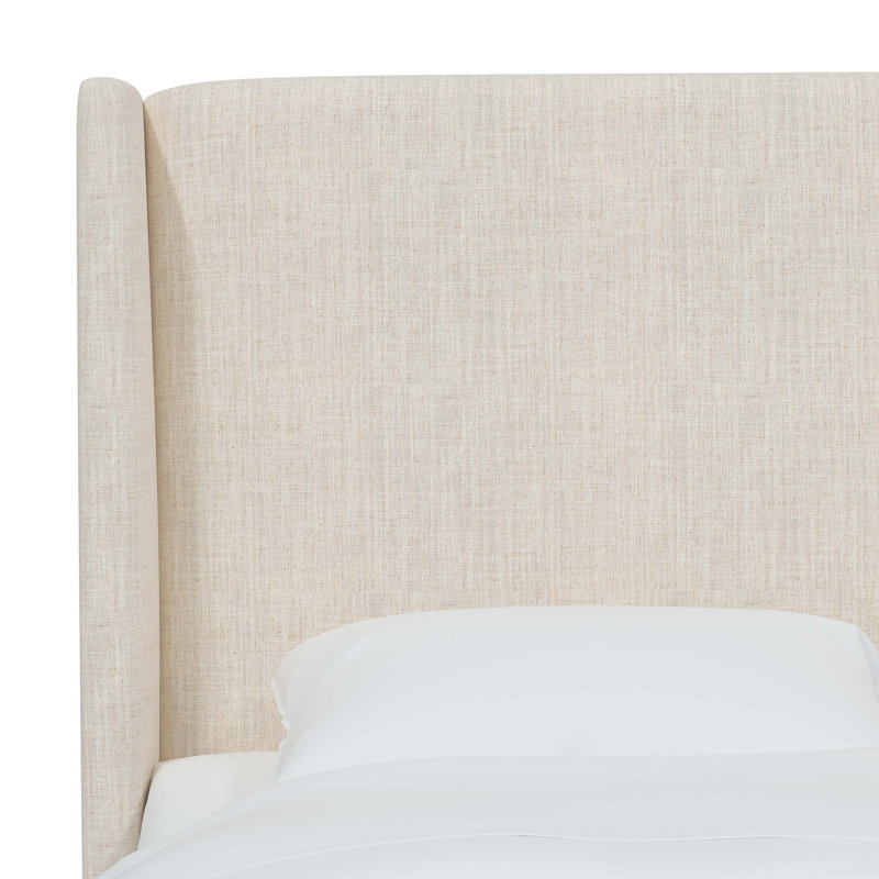 Tilly Upholstered Headboard, California King, Classic Talc Linen